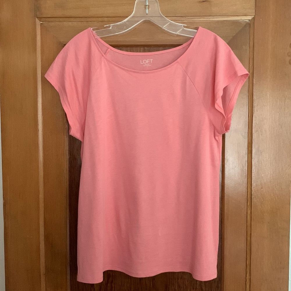 LOFT Scoop Neck Tee